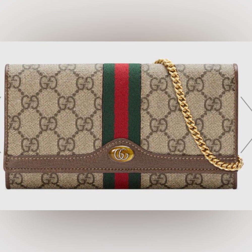 Gucci Ophidia GG Chain Wallet